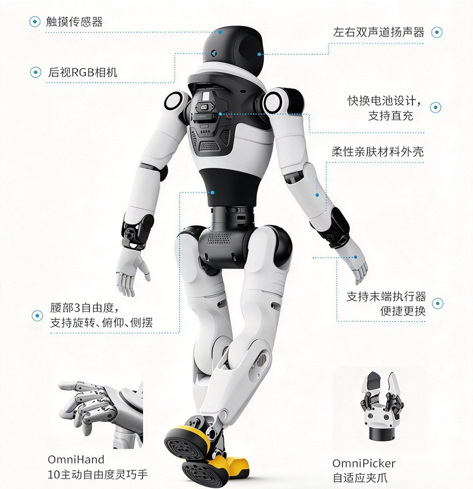 AgiBot 灵犀 X2 智能人形机器人