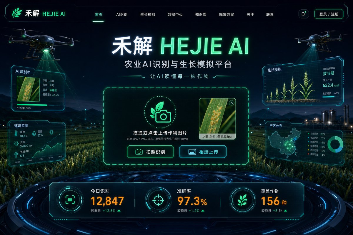 Hejie AI 决策平台仪表盘