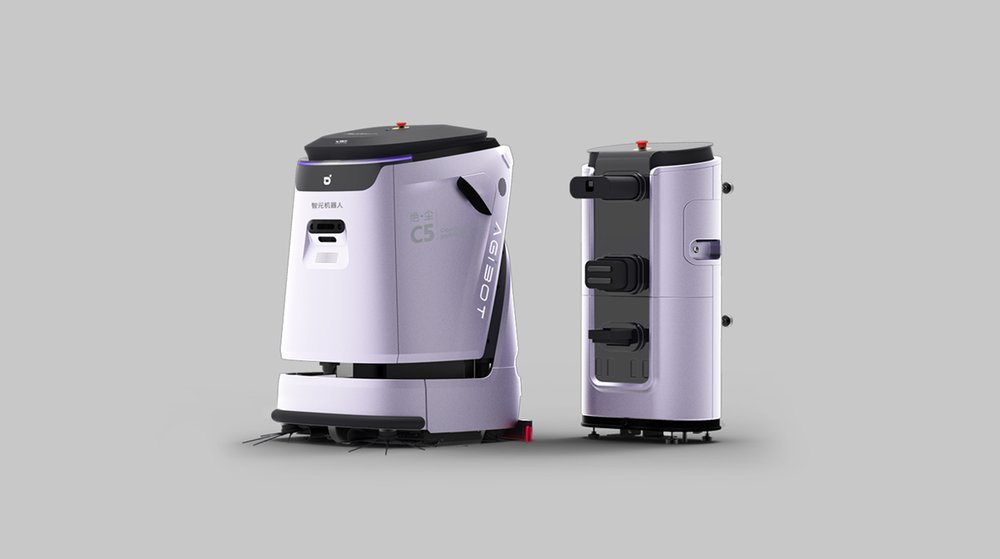 AgiBot 觉辰 C5 商用清洁机器人